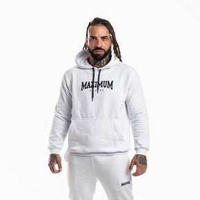 Blusa de Moletom Maximum Canguru - Branco