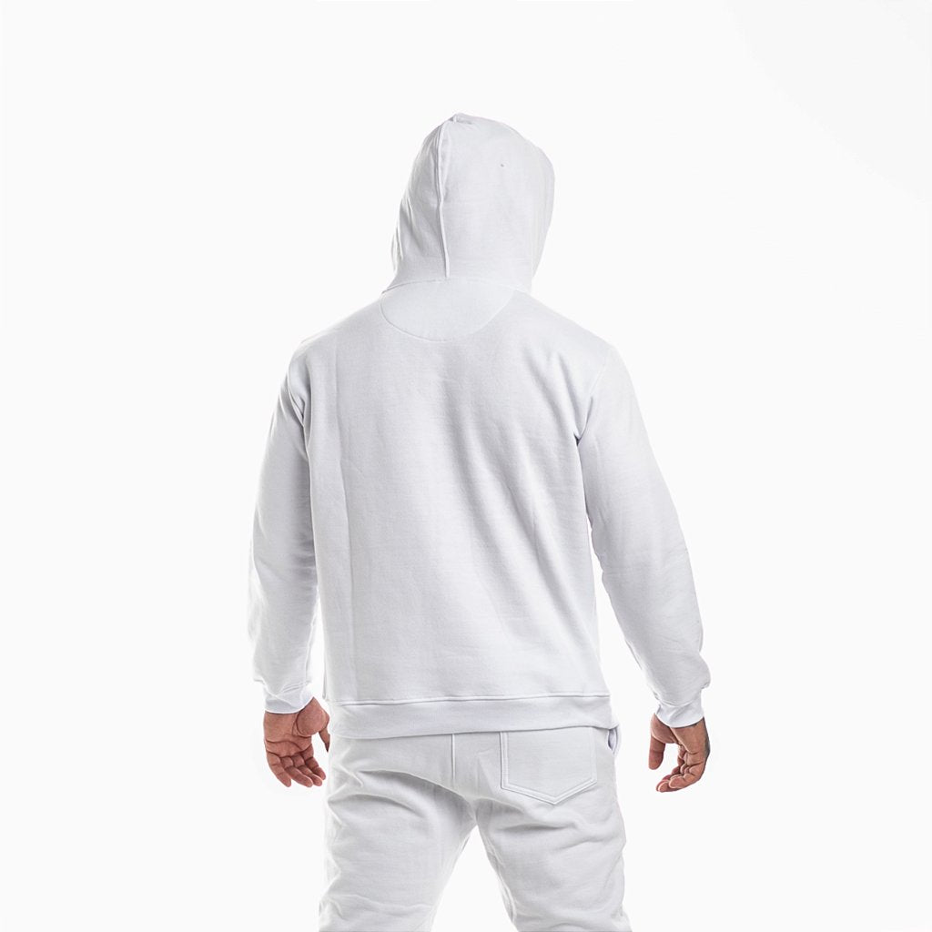 Blusa de Moletom Maximum Canguru - Branco