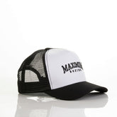 Boné Maximum Branco Logo Preto Bordado Rede