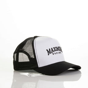 Boné Maximum Branco Logo Preto Bordado Rede