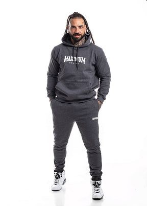 Blusa de Moletom Maximum Canguru - Cinza