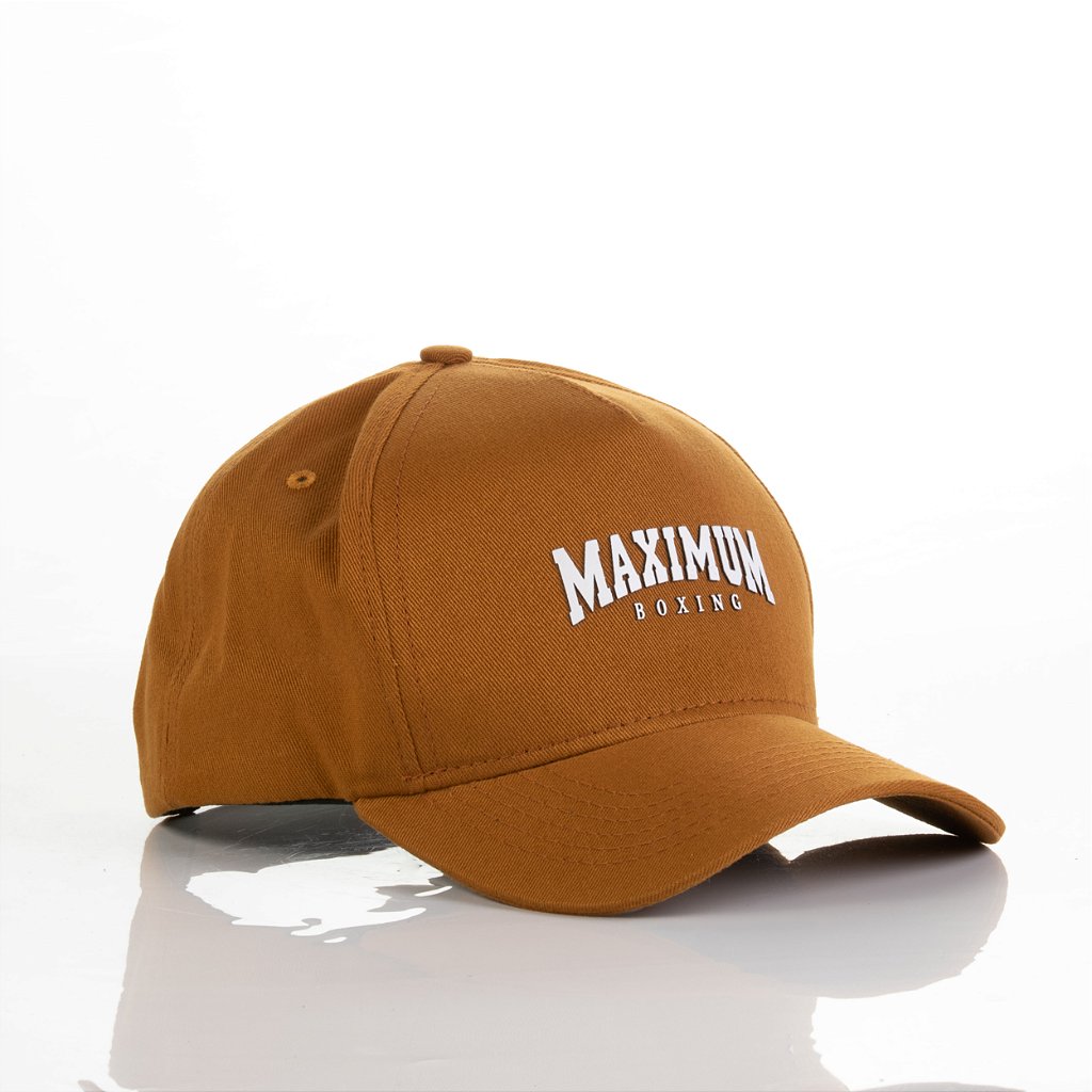 Boné Maximum Bege Logo Silk