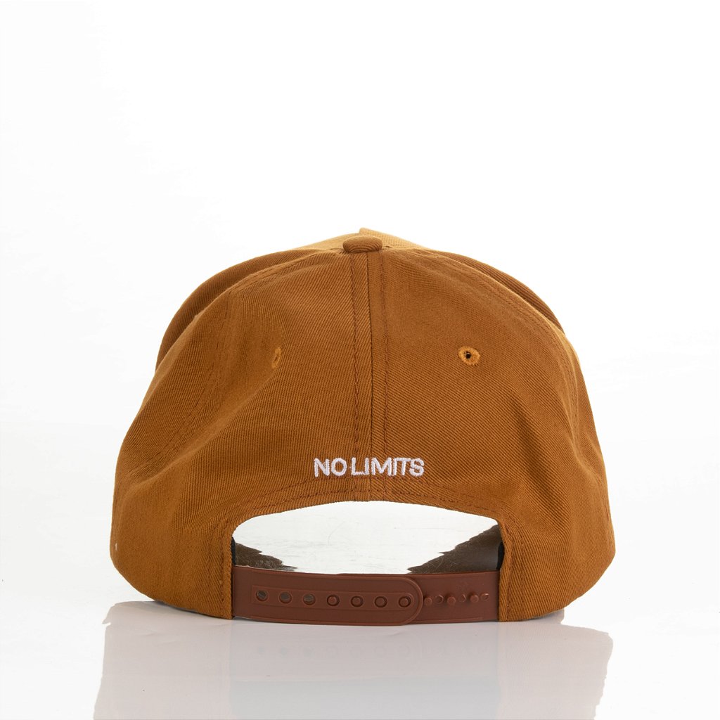 Boné Maximum Bege Logo Silk