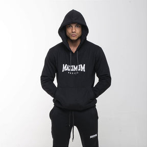 Blusa de Moletom Maximum Canguru - Preto