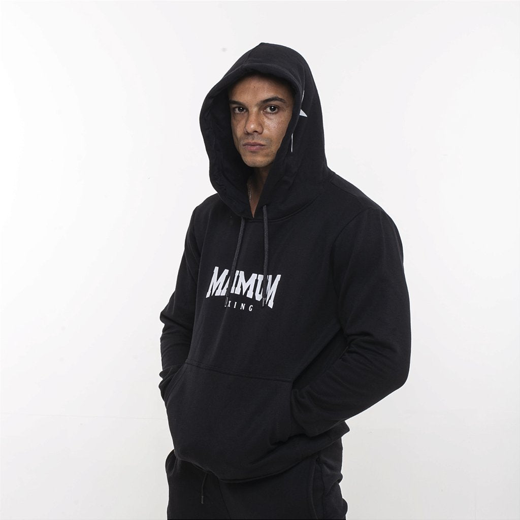 Blusa de Moletom Maximum Canguru - Preto