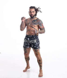 Shorts de Muay Thai Maximum Caveira