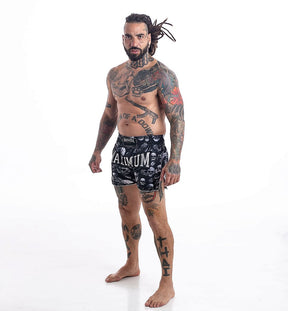 Shorts de Muay Thai Maximum Caveira