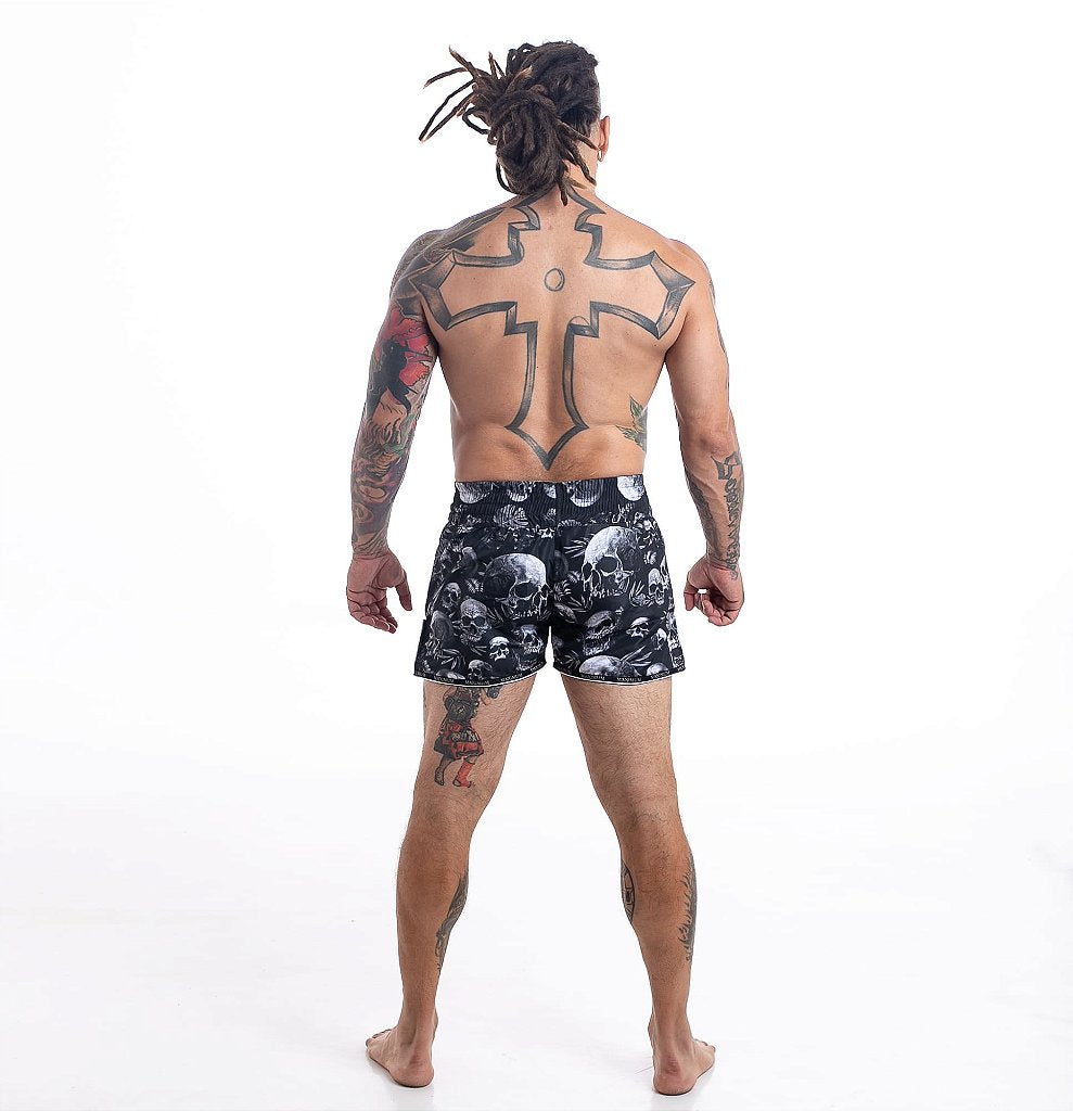 Shorts de Muay Thai Maximum Caveira