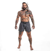 Shorts de Muay Thai Maximum Cinza