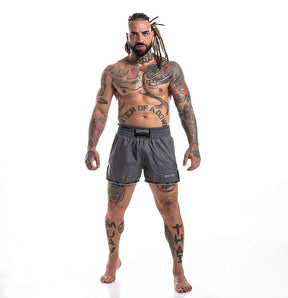 Shorts de Muay Thai Maximum Cinza