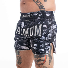 Shorts de Muay Thai Maximum Caveira