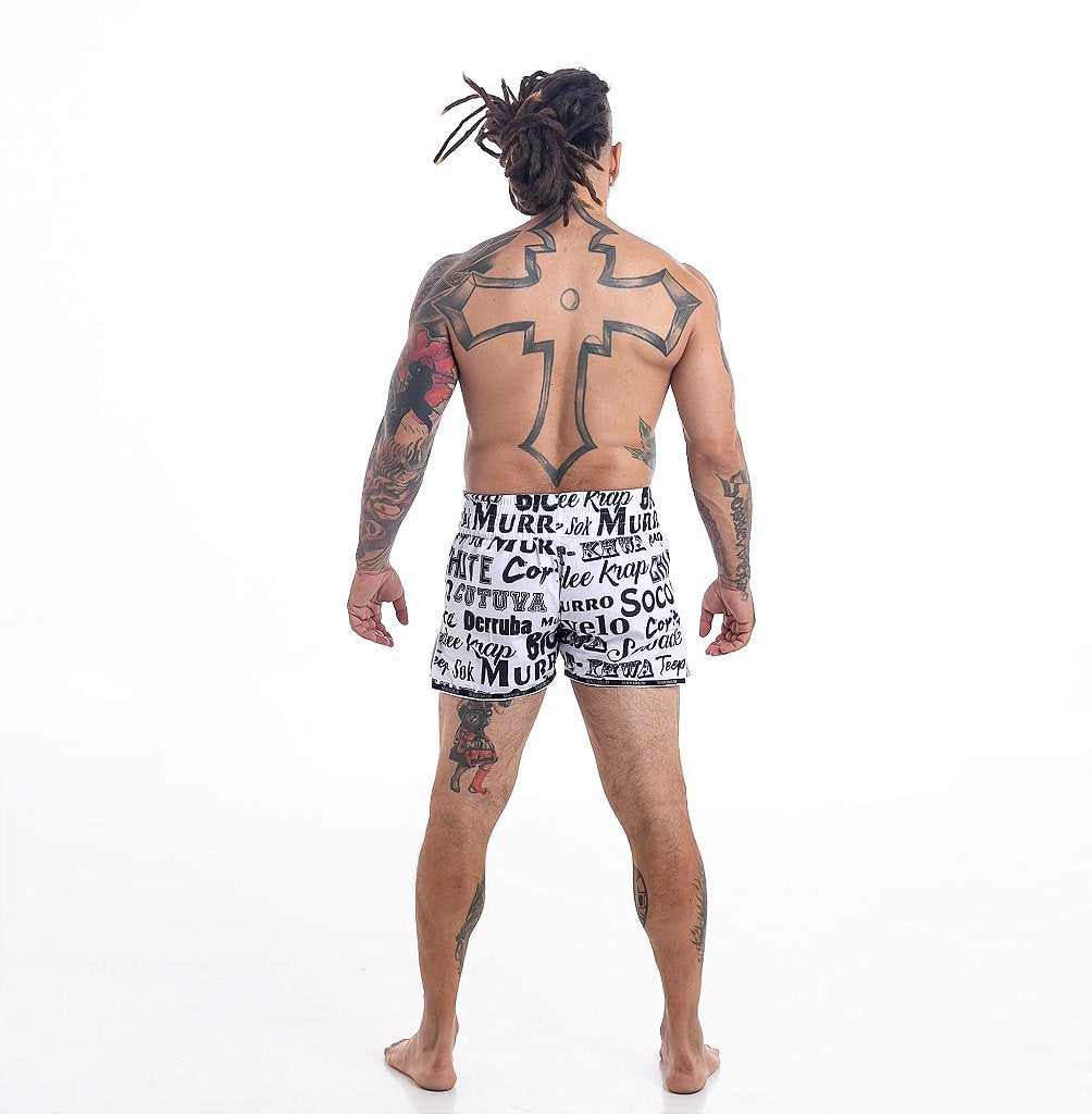 Shorts de Muay Thai Letras