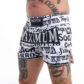 Shorts de Muay Thai Letras