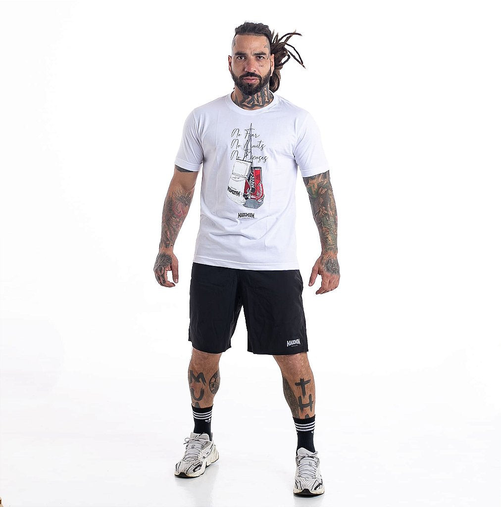 Camiseta Boxe Luva Branca - Maximum