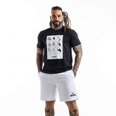 Shorts Bermuda Moletom Branco