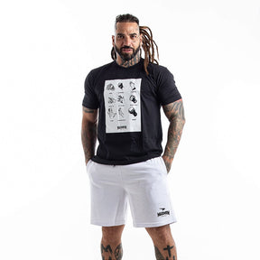 Shorts Bermuda Moletom Branco