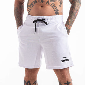 Shorts Bermuda Moletom Branco