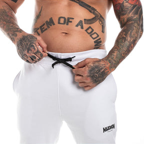 Calça de Moletom Jogger - Branco