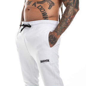 Calça de Moletom Jogger - Branco