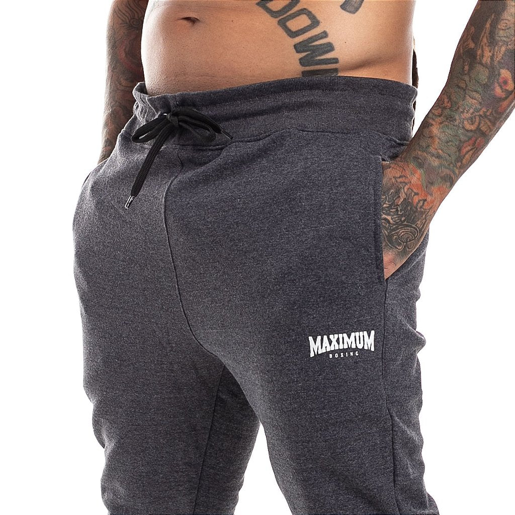 Calça Moletom Jogger Cinza