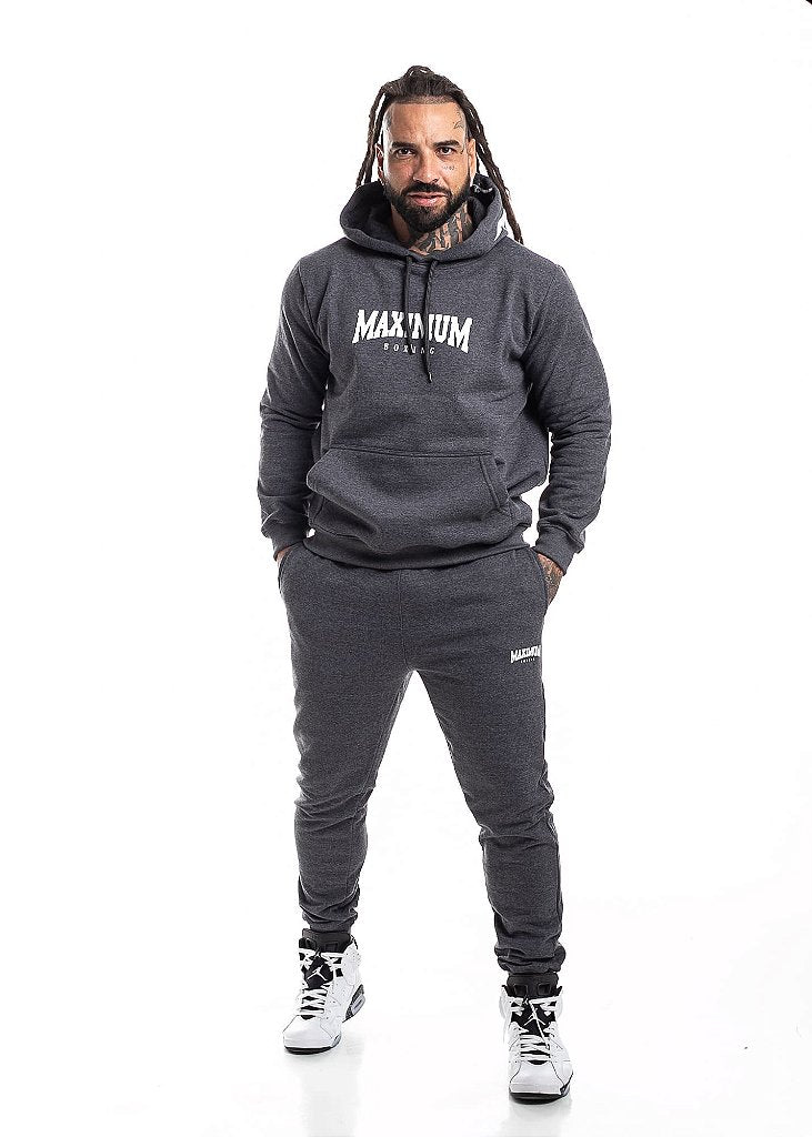 Calça Moletom Jogger Cinza