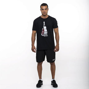 Camiseta Estampa Boxe Preta