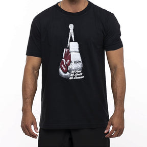 Camiseta Estampa Boxe Preta