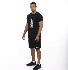 Camiseta Estampa Boxe Preta