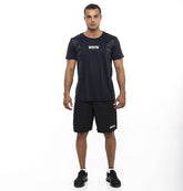 Camiseta Treino Fitness Dry Fit Detalhes Lateral Preto