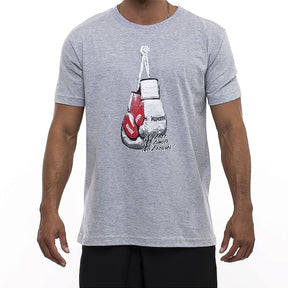 Camiseta Estampa Boxe Cinza