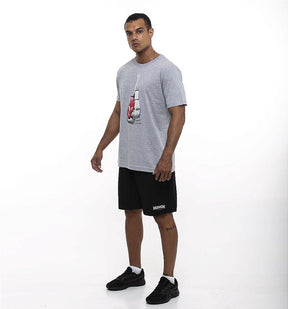 Camiseta Estampa Boxe Cinza