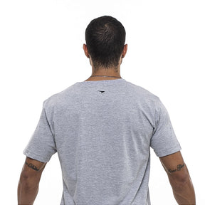Camiseta Estampa Boxe Cinza