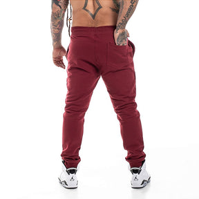 Calça de Moletom Jogger - Bordô