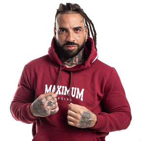 Blusa de Moletom Maximum Canguru - Bordô