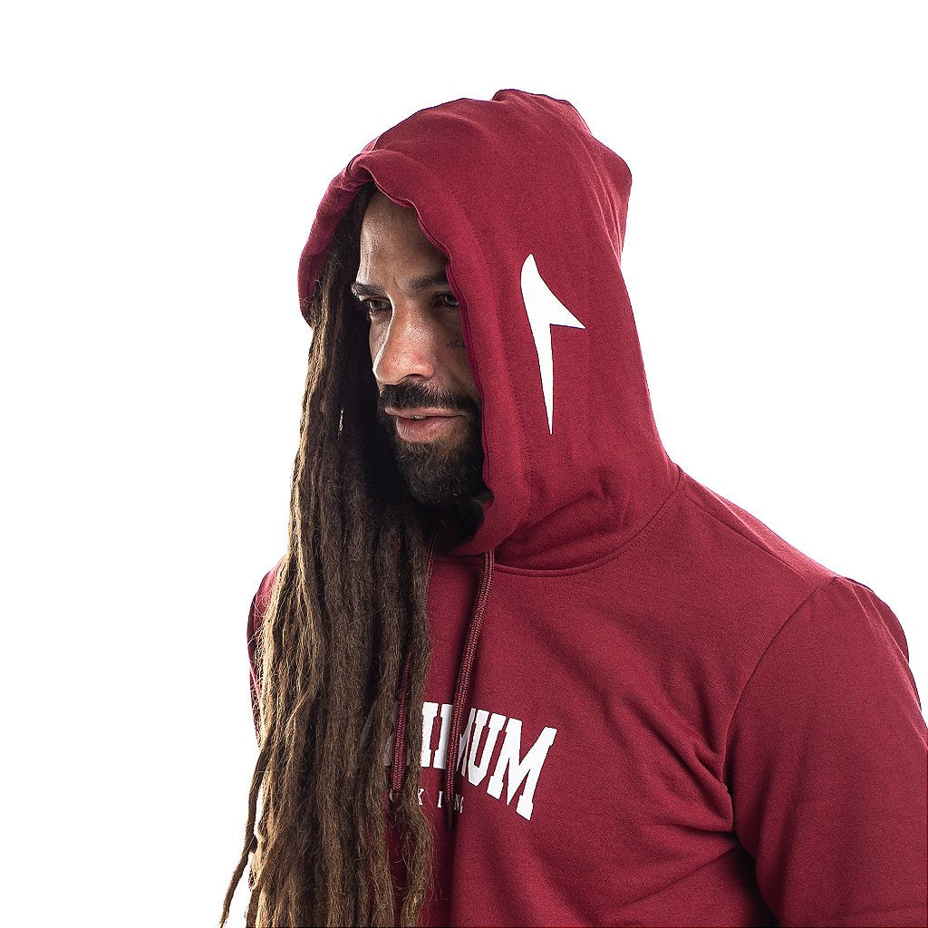 Blusa de Moletom Maximum Canguru - Bordô