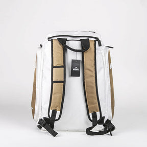 Bolsa de Treino Lutas e Fitness Branco e Dourado