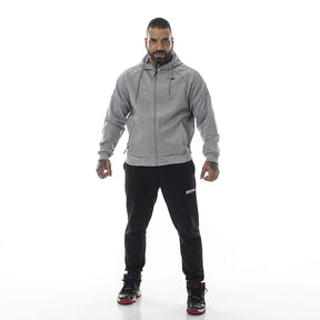 Jaqueta Fitness Poliester Cinza