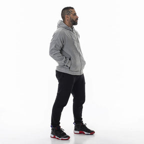 Jaqueta Fitness Poliester Cinza