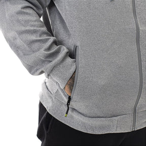 Jaqueta Fitness Poliester Cinza