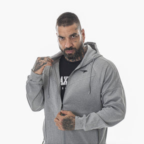 Jaqueta Fitness Poliester Cinza