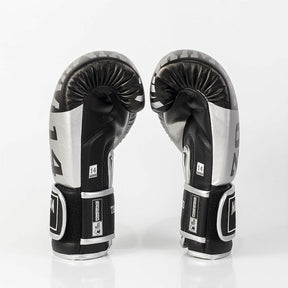 Luva de Boxe e Muay Thai Maximum OZ Power Face - Cor Preto/Prata