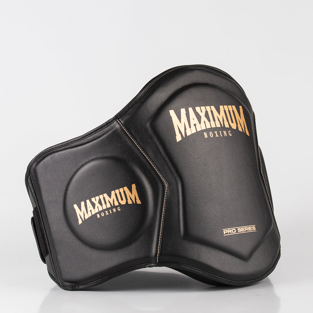 Cinturão de Muay Thai Preto e Dourado Power Face