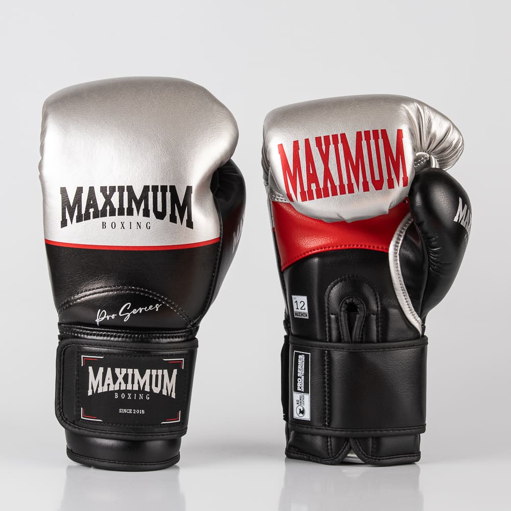 Luva de Boxe e Muay Thai Profissional - Silver