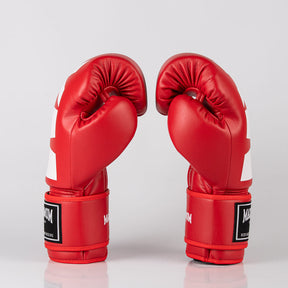 Luva de Boxe e Muay Thai MXM - Cor Vermelho Power Face
