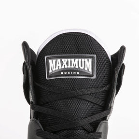 Sapatilha de Boxe Preto e Branco Cano Alto - Par